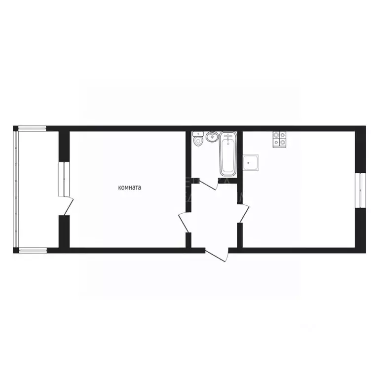 1-к кв. Тюменская область, Тюмень ул. 30 лет Победы, 76 (36.0 м) - Фото 2