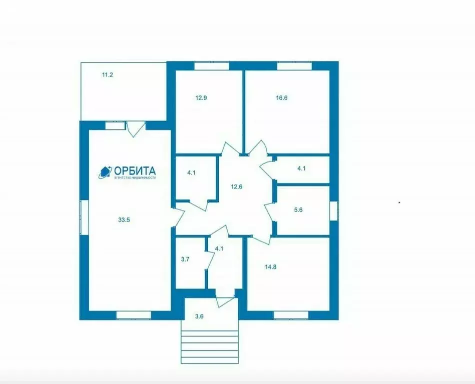 Дом в Тюменский муниципальный округ, село Кулаково (133 м) - Фото 1