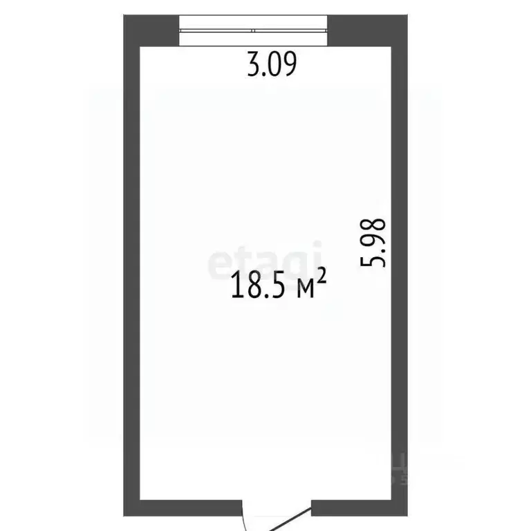 Комната Архангельская область, Новодвинск ул. Уборевича, 12 (18.5 м) - Фото 2
