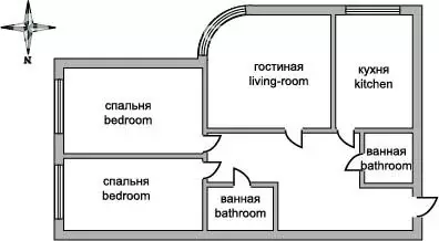 3-комнатная квартира: Москва, улица Гарибальди, 3 (130 м) - Фото 1