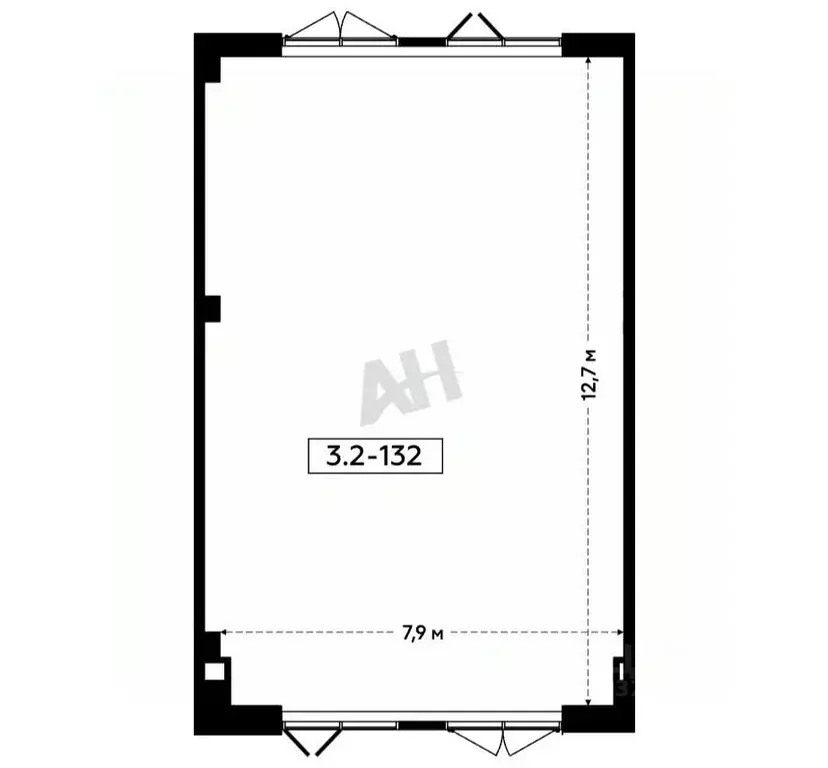 Помещение свободного назначения в Москва БК Прокшино тер., 3 (103 м) - Фото 1