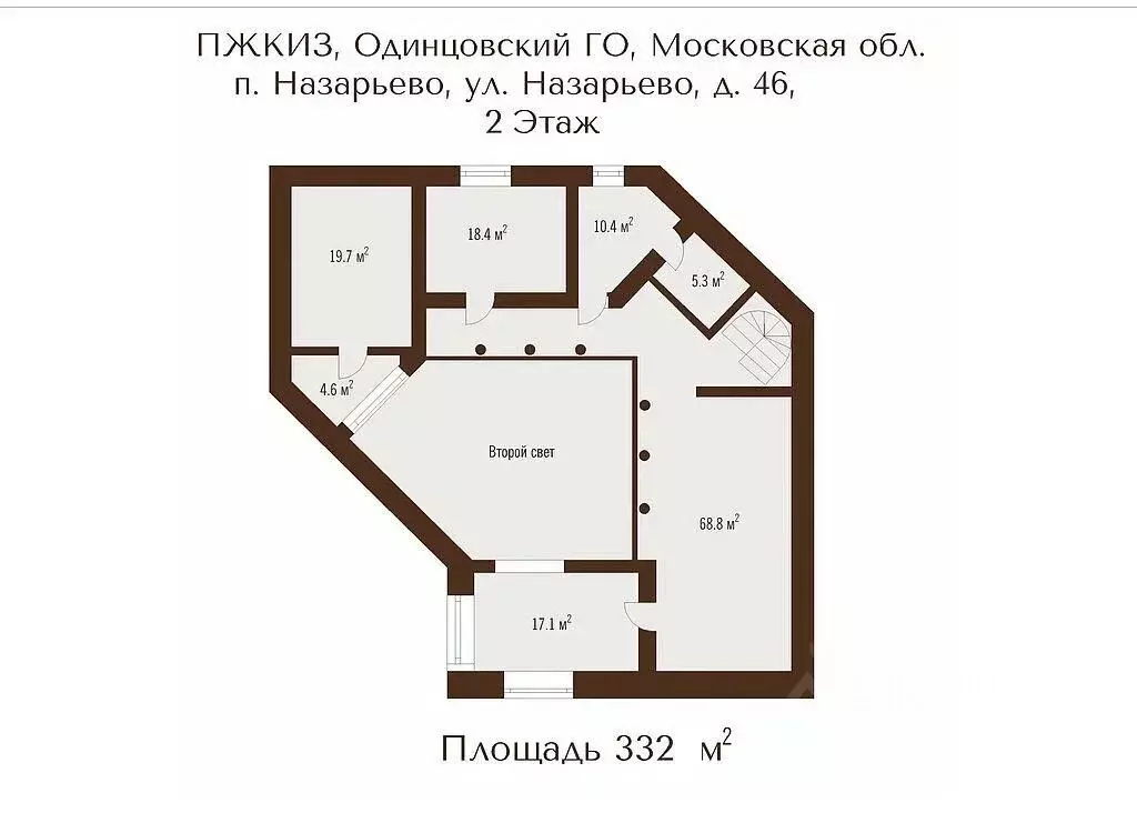 Дом в Московская область, Одинцовский городской округ, пос. Назарьево, ... - Фото 1