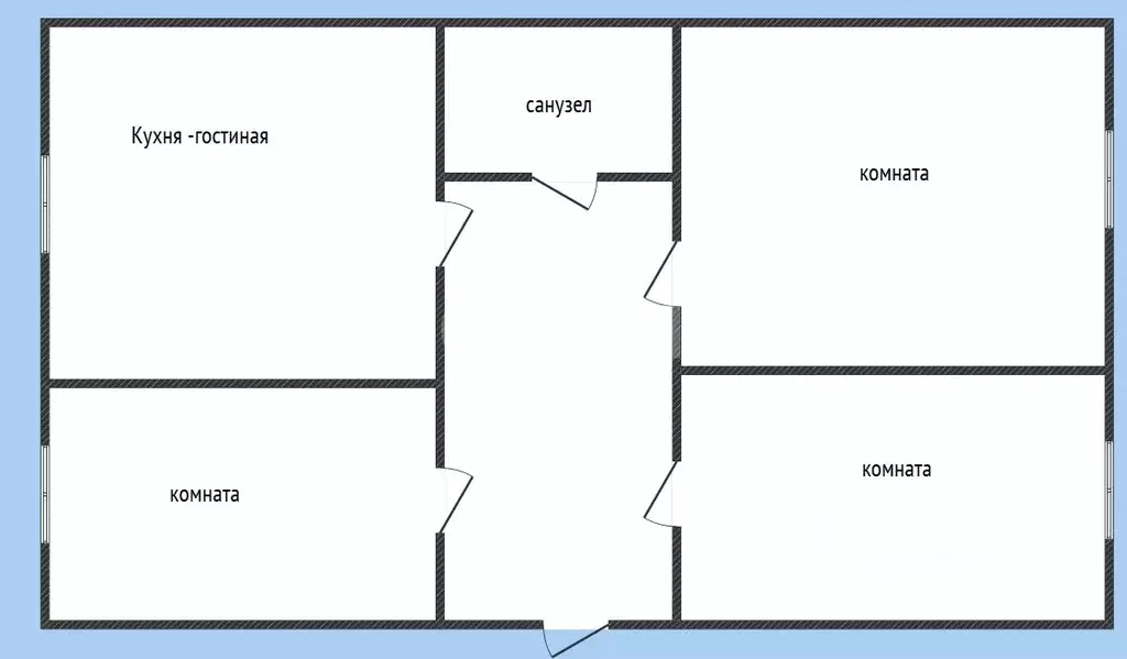 3-к кв. Приморский край, Владивосток ул. Ладыгина, 13 (85.7 м) - Фото 2