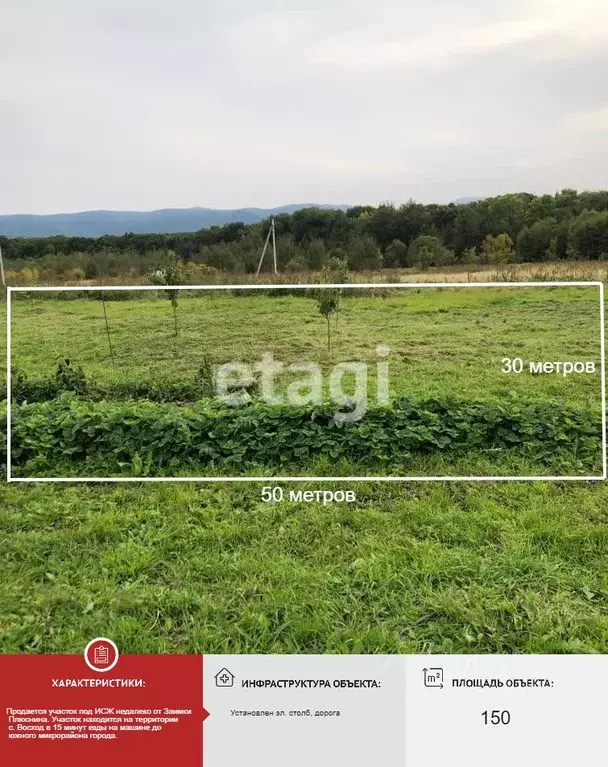 Участок в Хабаровский край, Хабаровский район, Осиновореченское с/пос, ... - Фото 1