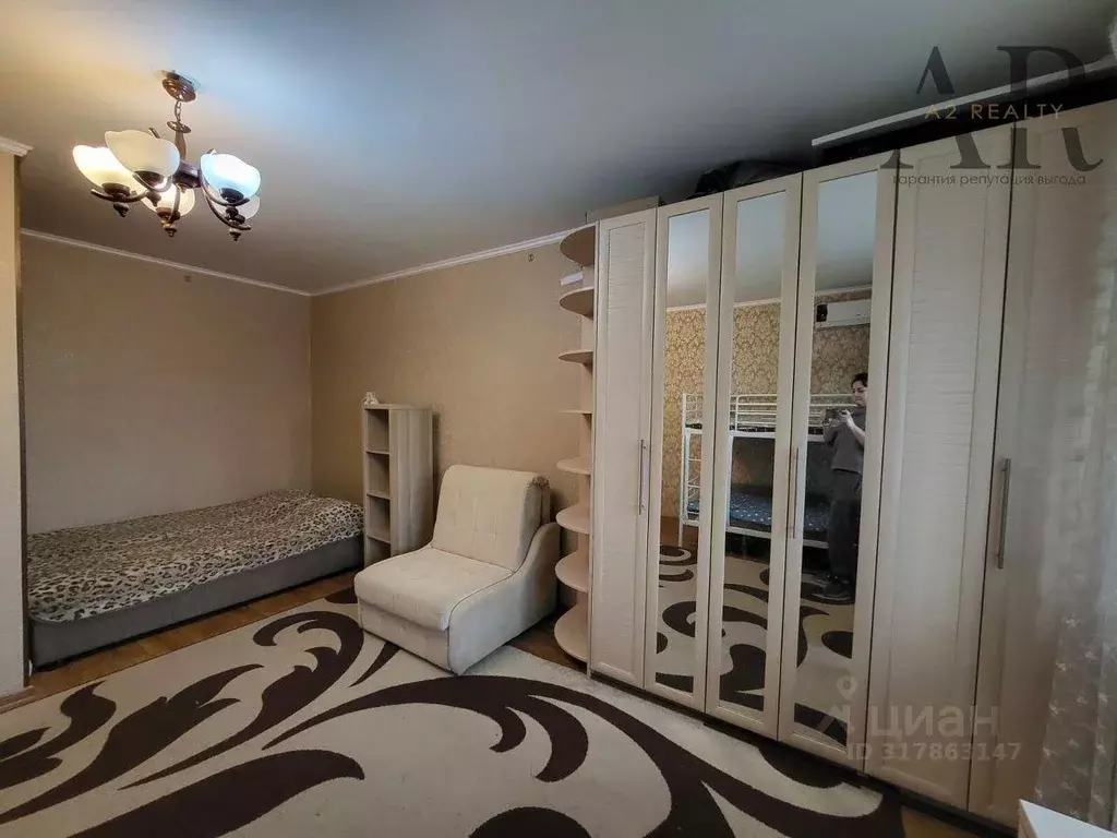 Квартира, 1 комната, 38.7 м - Фото 1