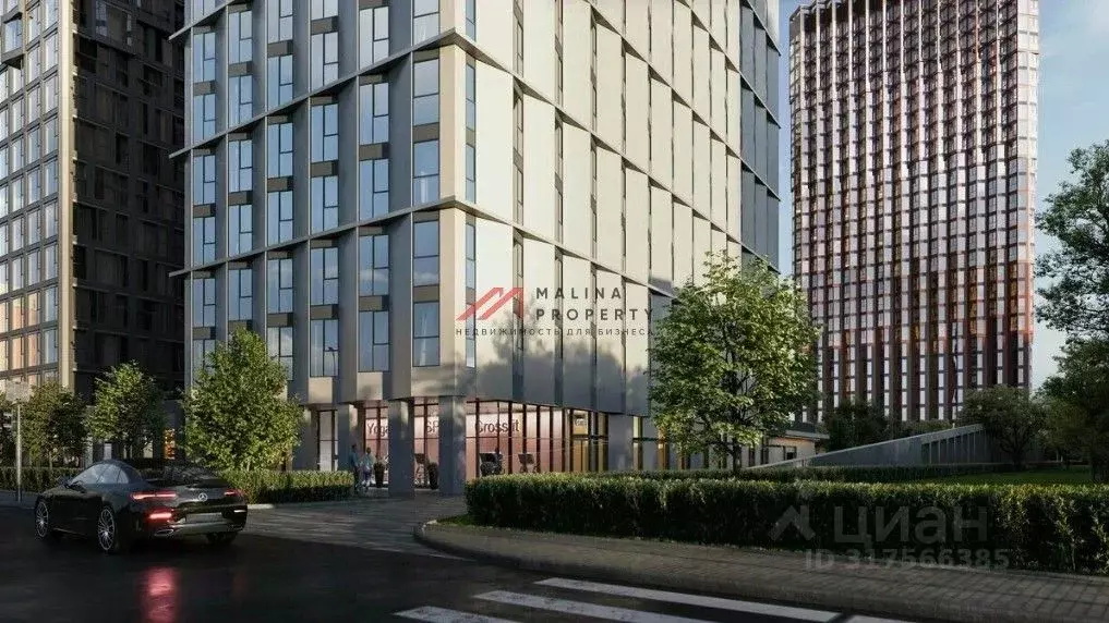 Торговая площадь в Москва Инди Тауэрс жилой комплекс (232 м) - Фото 1