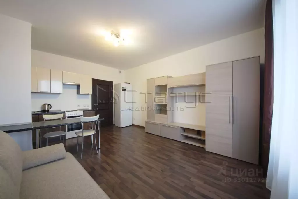 Студия Санкт-Петербург ул. Среднерогатская, 9 (30.0 м) - Фото 2