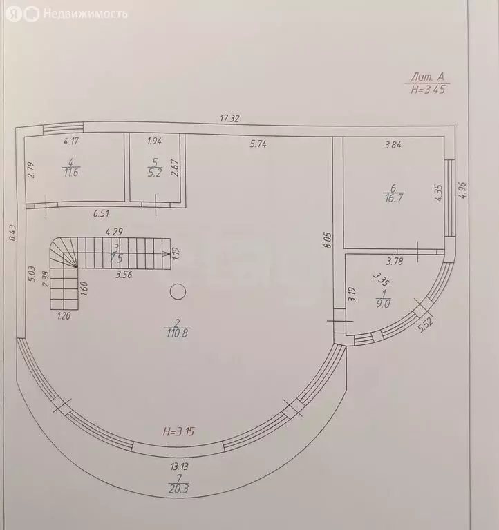 Дом в Витязево, Луганская улица (276 м) - Фото 2