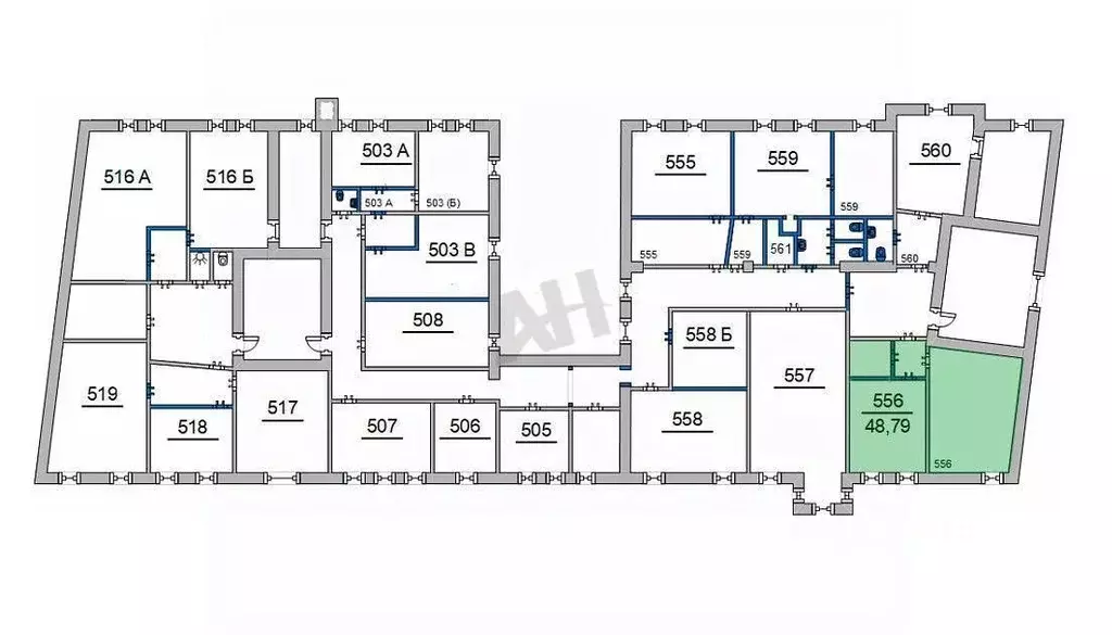 Офис в Москва Новослободская ул., 26С1 (49 м) - Фото 2
