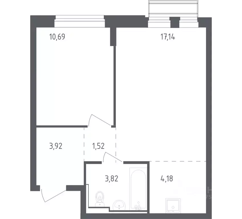 1-к кв. Московская область, Одинцовский городской округ, с. Лайково, ... - Фото 1