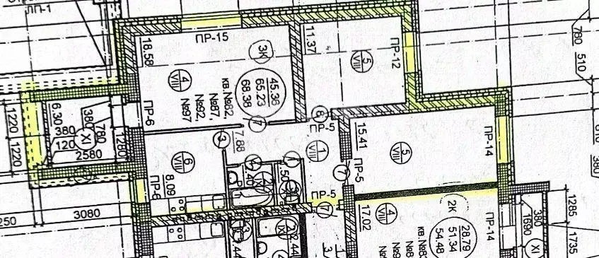 Квартира, 3 комнаты, 65.59 м - Фото 0
