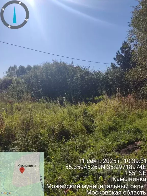 Участок в Московская область, Можайский муниципальный округ, д. ... - Фото 2