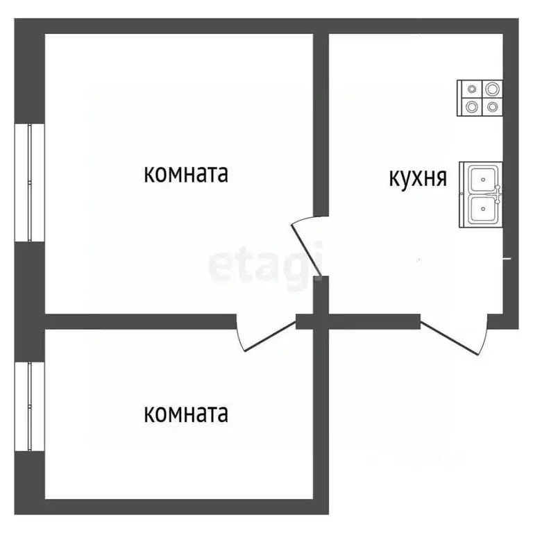Комната Вологодская область, Вологда Козленская ул., 125 (30.8 м) - Фото 2