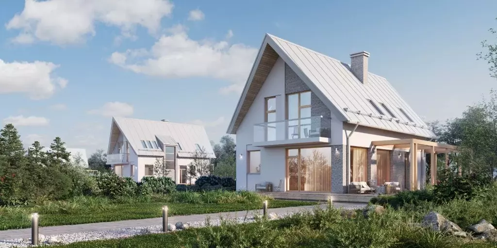 Коттедж в Ленинградская область, Всеволожский район, Лесколовское ... - Фото 1