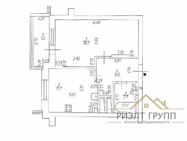 1-комнатная квартира: Казань, Зилантовская улица, 18 (41 м) - Фото 1