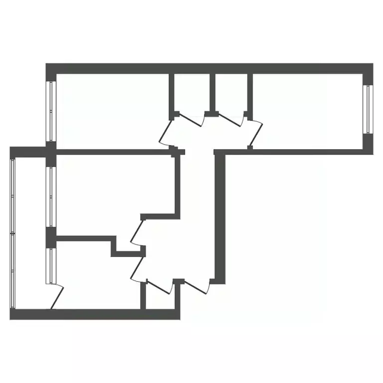 3-к кв. Амурская область, Благовещенск Институтская ул., 3/3 (66.5 м) - Фото 2
