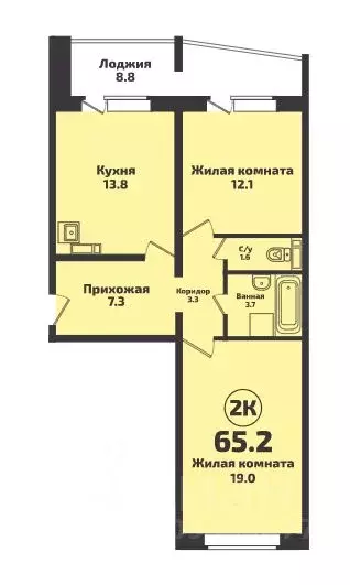 2-к кв. Новосибирская область, Новосибирский район, Станционный ... - Фото 0