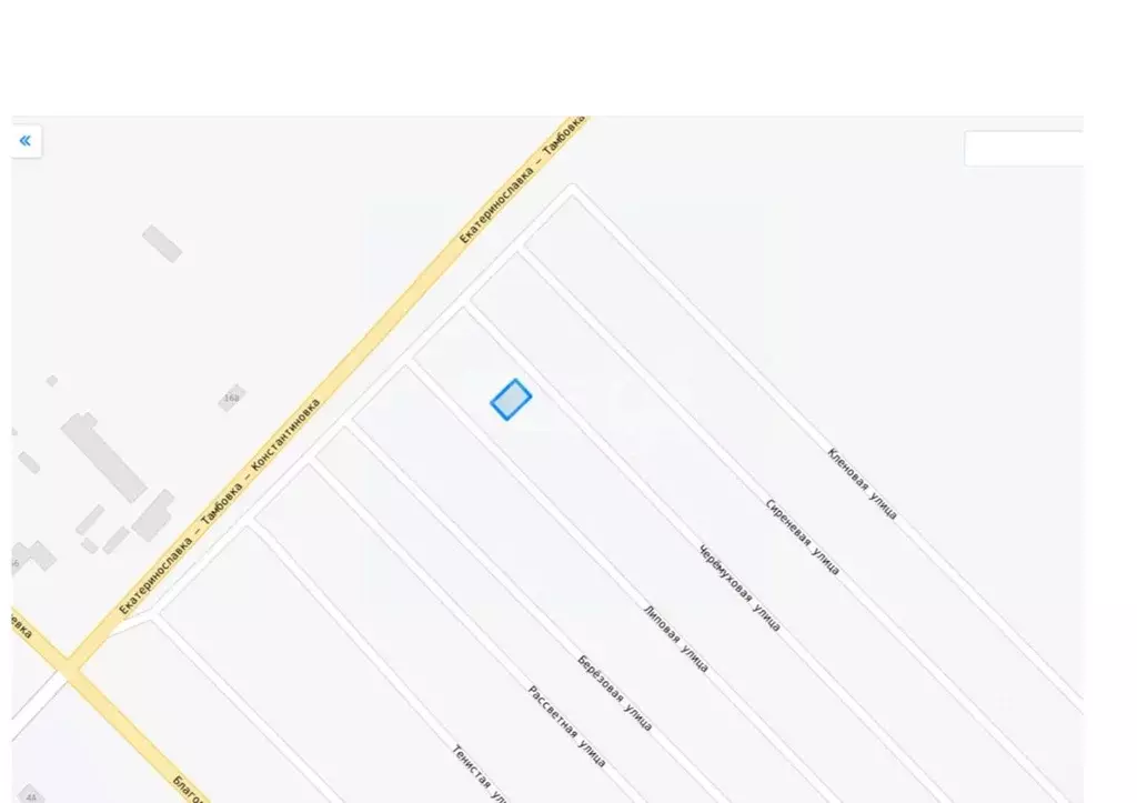 Участок в Амурская область, с. Тамбовка, Строитель СНТ  (6.06 сот.) - Фото 1