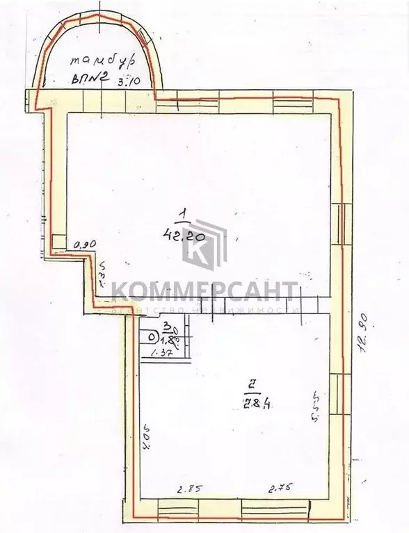 Торговая площадь в Нижегородская область, Нижний Новгород просп. ... - Фото 2