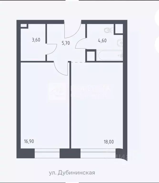2-к кв. Москва Стремянный пер., 2 (48.8 м) - Фото 2