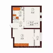 1-к кв. Оренбургская область, Оренбург Северный жилрайон, Фамильные ... - Фото 1