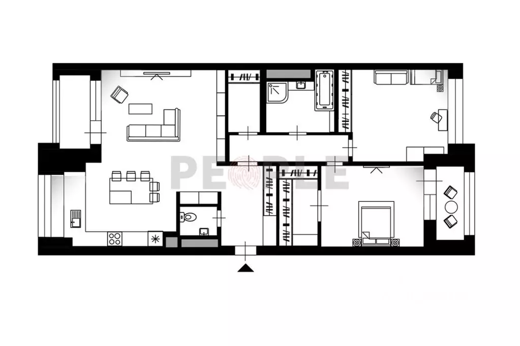 3-к кв. Москва ул. Сергея Макеева, 9к1 (105.0 м) - Фото 2