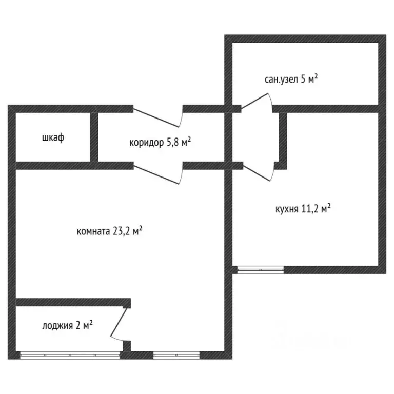 1-к кв. Краснодарский край, Новороссийск ул. Видова, 121Ак1 (47.7 м) - Фото 2