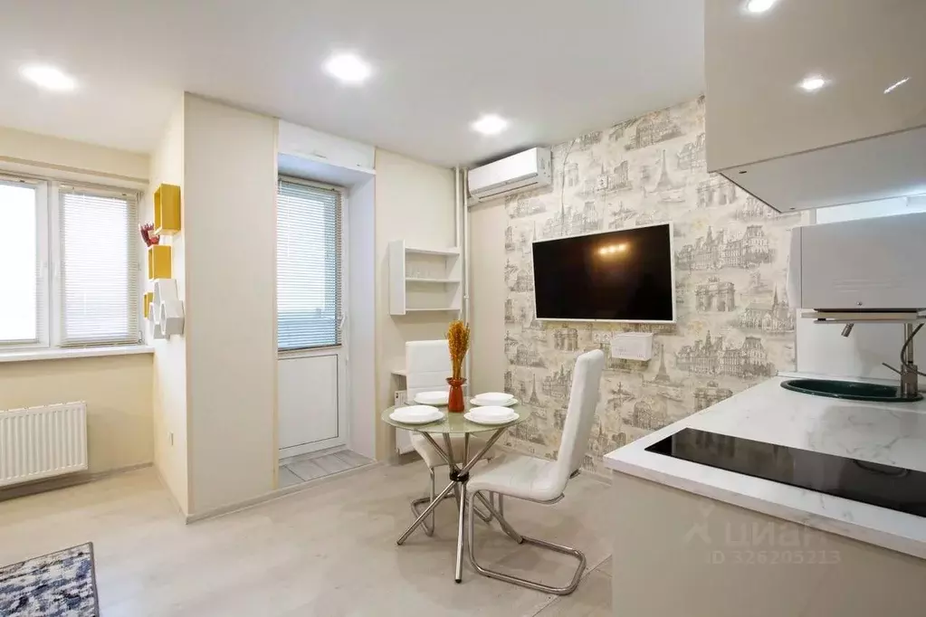 Студия Москва ул. Харлампиева, 44 (27.0 м) - Фото 1