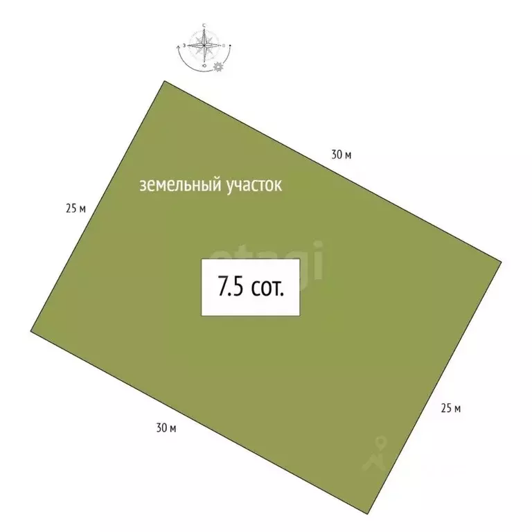 Участок в Алтай, Майминский район, с. Майма ул. Н. Заборского (7.5 ... - Фото 0
