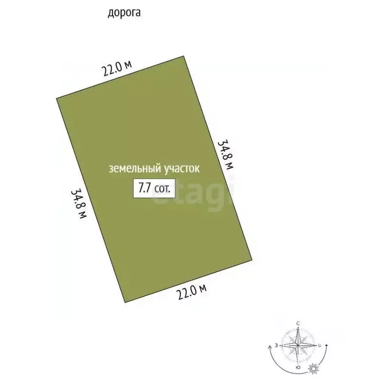 Участок в Ярославская область, Ярославль пер. 1-й Мастеровой (7.7 ... - Фото 2