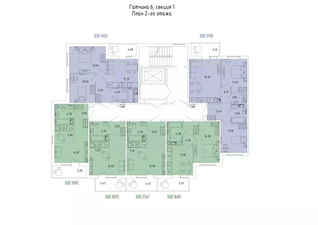 Квартира, студия, 28.25 м - Фото 2