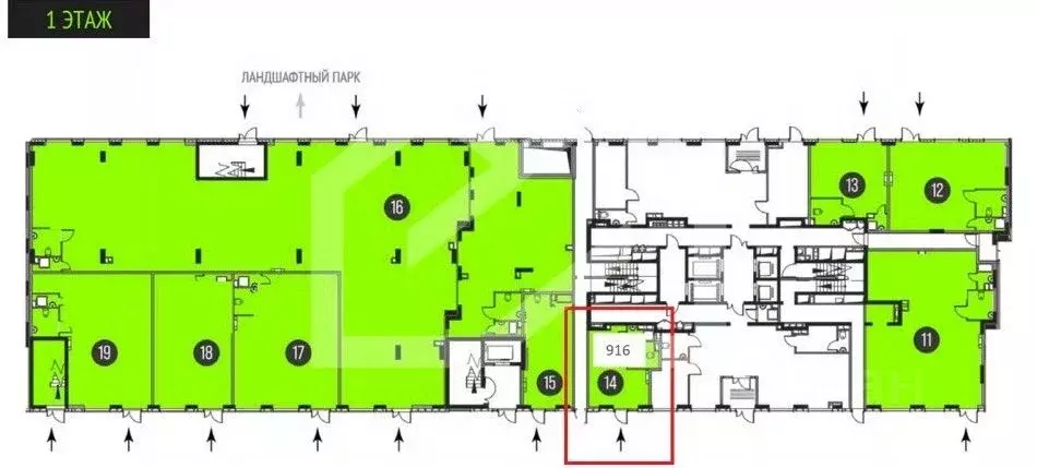 Помещение свободного назначения в Москва Огородный проезд, 4/7к2 (35 ... - Фото 1