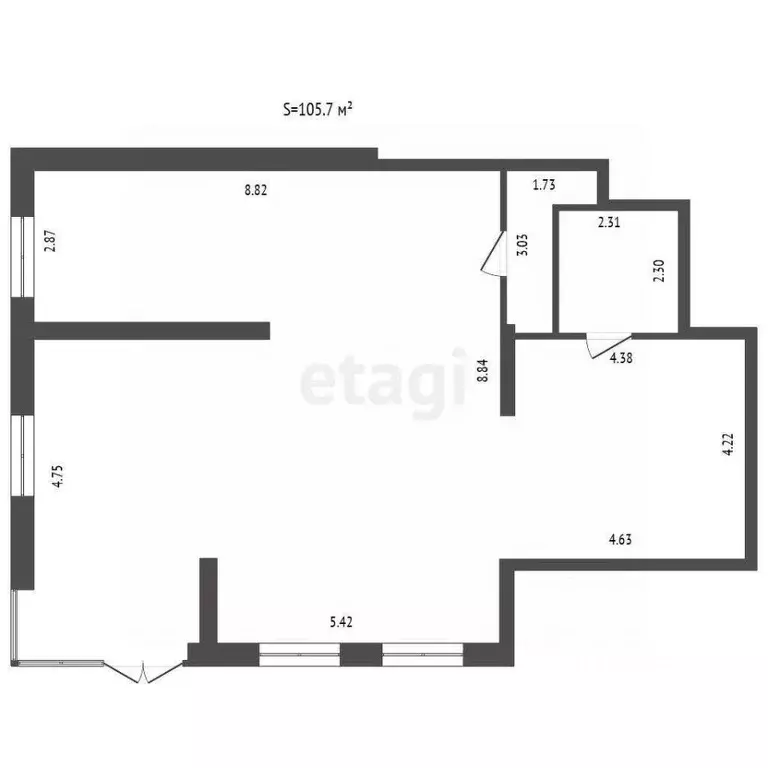Помещение свободного назначения в Тюменская область, Тюмень ул. ... - Фото 2