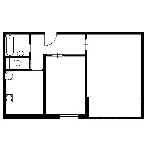 2-к кв. Санкт-Петербург Хасанская ул., 6К1 (50.9 м) - Фото 1