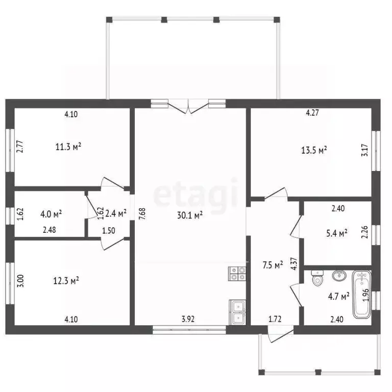 Дом в Ярославская область, Ярославский муниципальный округ, д. Малые ... - Фото 2