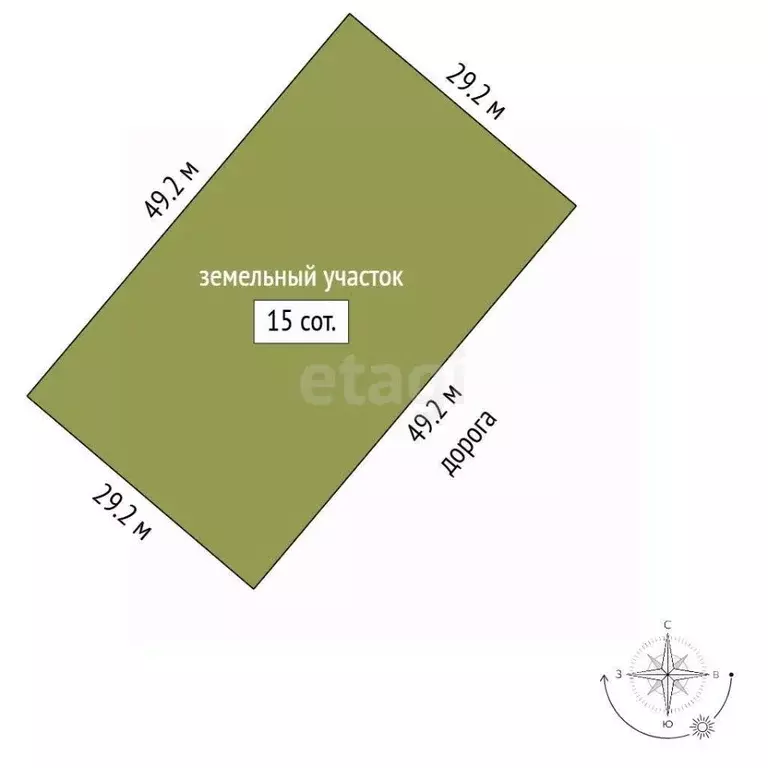 Участок в Омская область, Азовский Немецкий Национальный район, д. ... - Фото 1