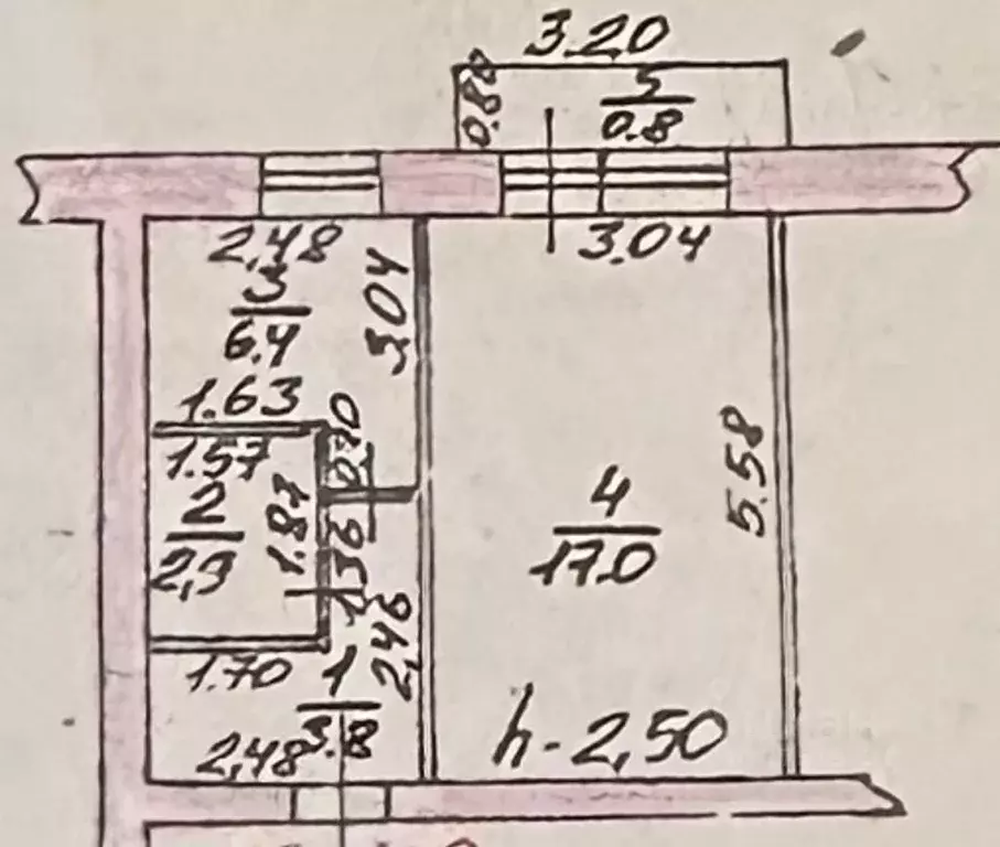 1-к кв. Башкортостан, Стерлитамак ул. Ибрагимова, 2 (30.1 м) - Фото 2