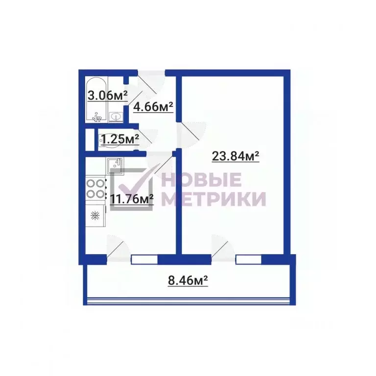 1-к кв. Санкт-Петербург Зеленогорская ул., 7 (52.0 м) - Фото 2