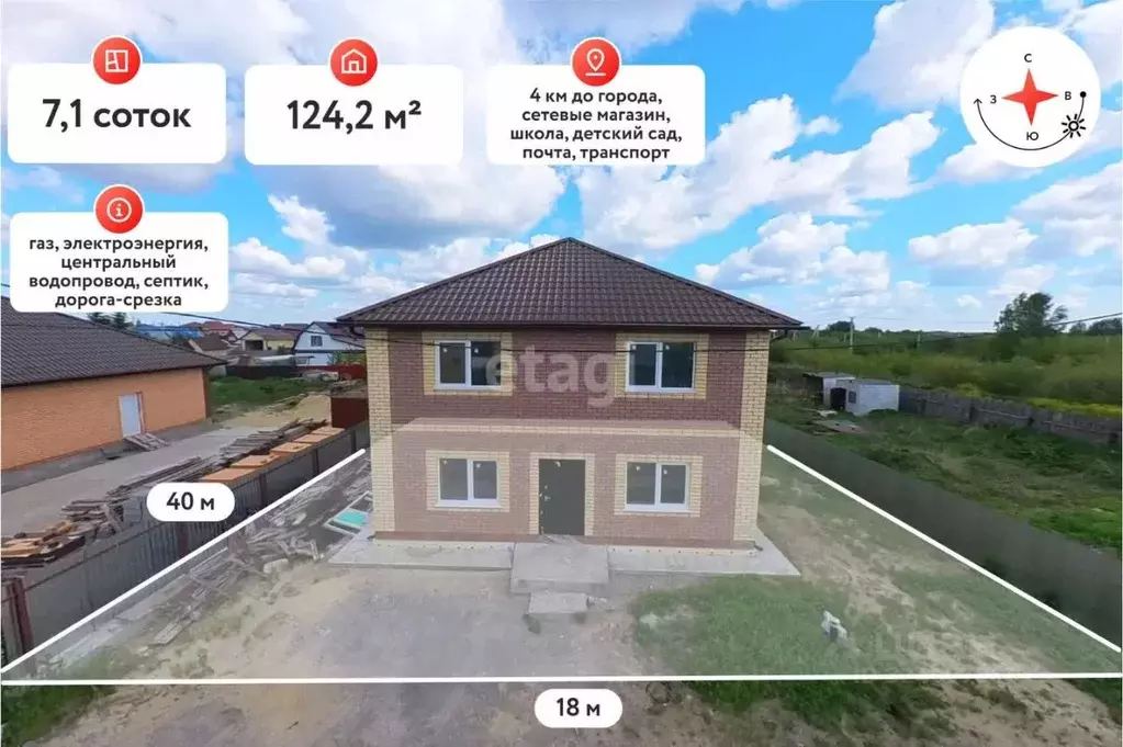 Дом в Тюменская область, Тюмень Луч СНТ, ул. Рубиновая (124 м) - Фото 1
