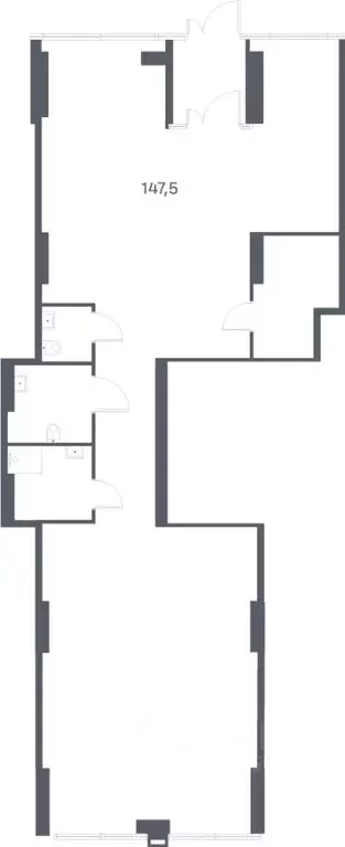 Помещение свободного назначения в Москва Портлэнд жилой комплекс (148 ... - Фото 1