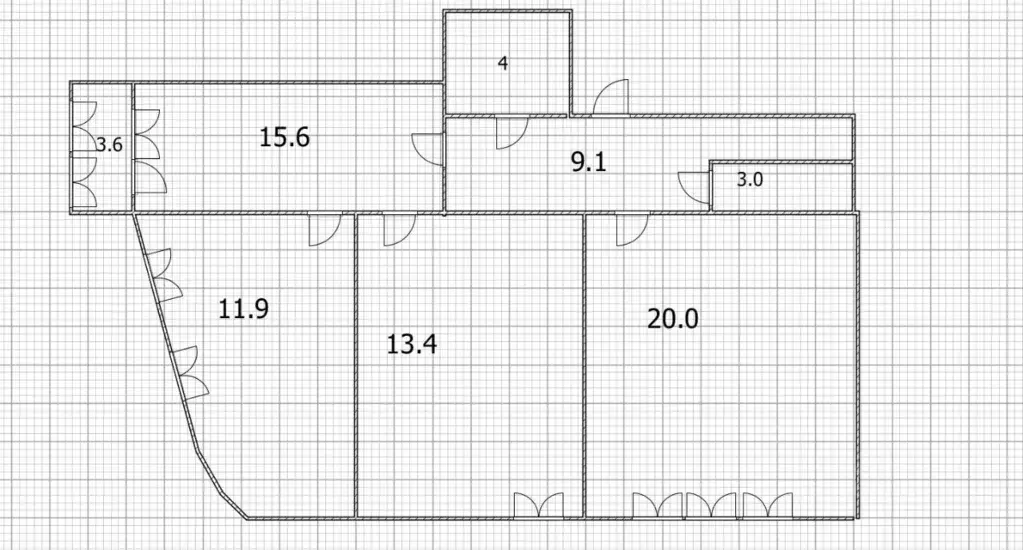 3-к кв. Башкортостан, Уфа ул. Карла Маркса, 62 (79.2 м) - Фото 2