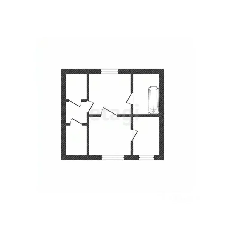 Дом в Белгородская область, Вейделевский район, с. Закутское ул. ... - Фото 2