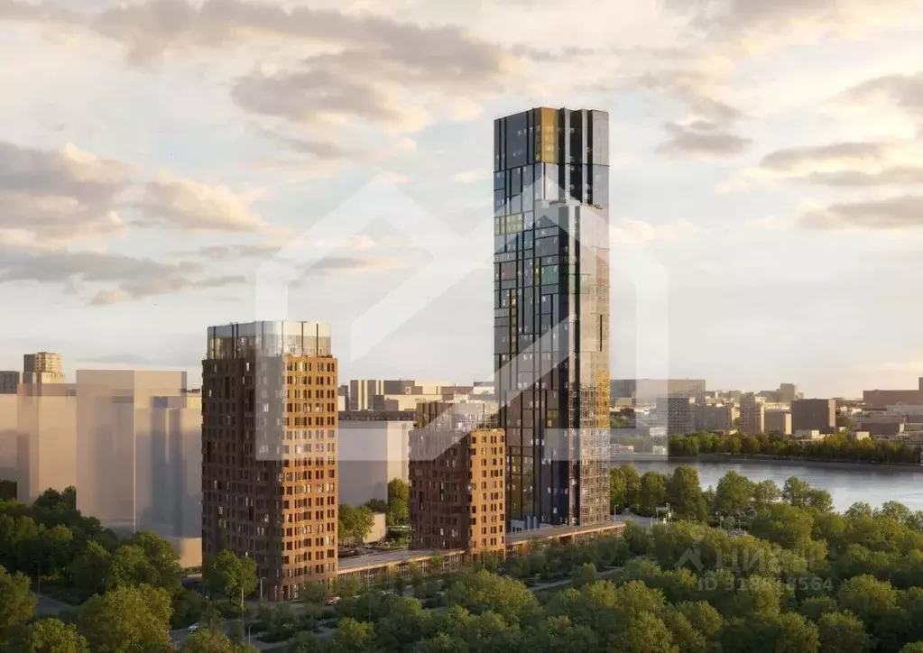 Помещение свободного назначения в Москва Марк жилой комплекс, к1 (126 ... - Фото 0