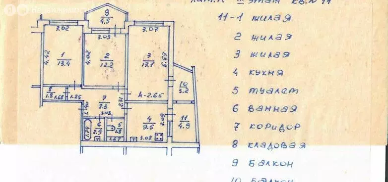 3-комнатная квартира: Ялта, Санаторный въезд, 8Бк2 (80 м) - Фото 2