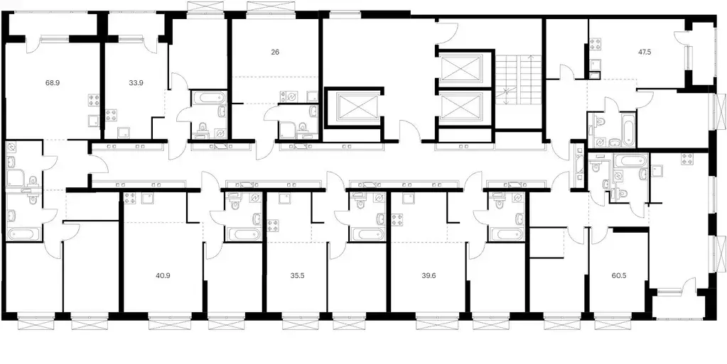 1-к кв. Татарстан, Казань Сиберово жилой комплекс, 1 (47.5 м) - Фото 2
