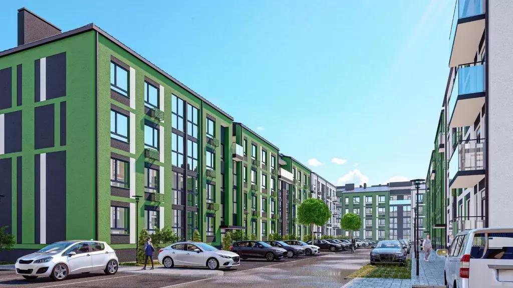 1-к кв. Калининградская область, Зеленоградск  (36.54 м) - Фото 2