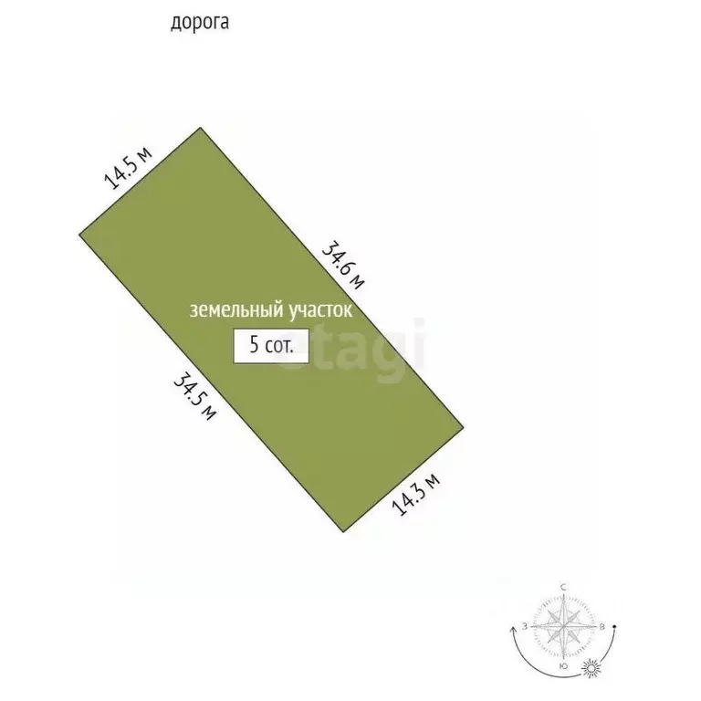 Участок в Ростовская область, Мясниковский район, Краснокрымское ... - Фото 2