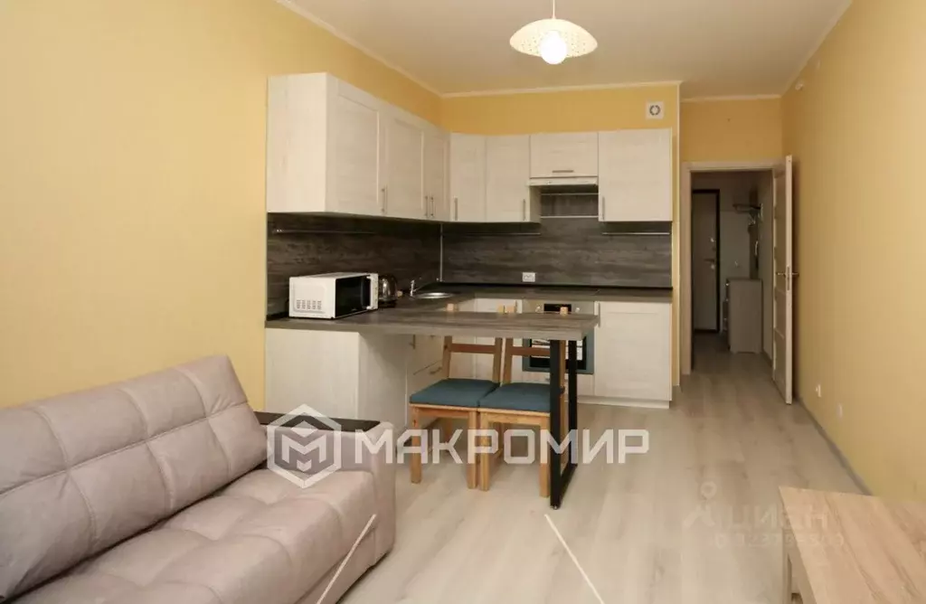 Студия Санкт-Петербург аллея Арцеуловская, 21 (26.0 м) - Фото 2