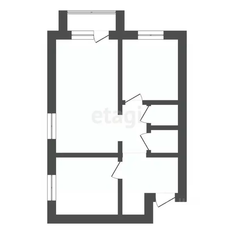 2-к кв. Амурская область, Благовещенский район, с. Чигири ул. ... - Фото 2