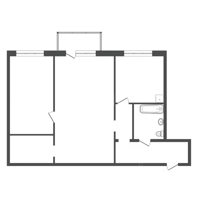 2-к кв. Красноярский край, Красноярск имени газеты Красноярский ... - Фото 2